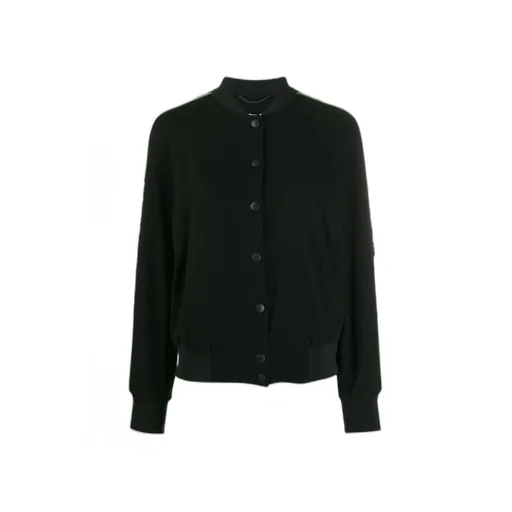 Tiger Sea Lily Embroidered Bomber Jacket