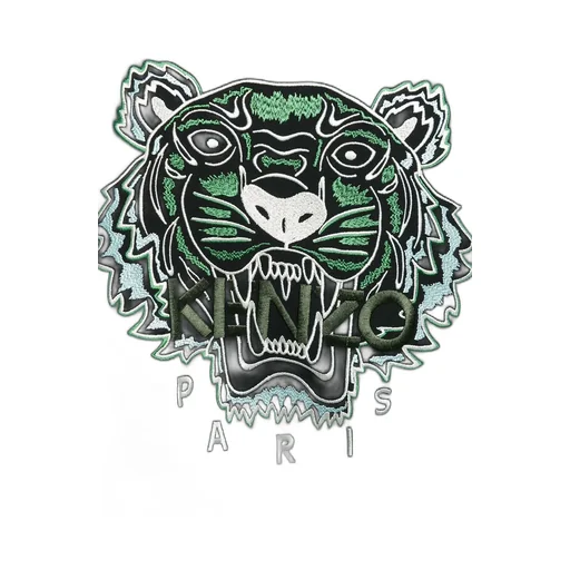 Tiger Sea Lily Embroidered Bomber Jacket
