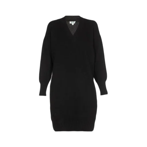 Long-Sleeved Knitted Dress