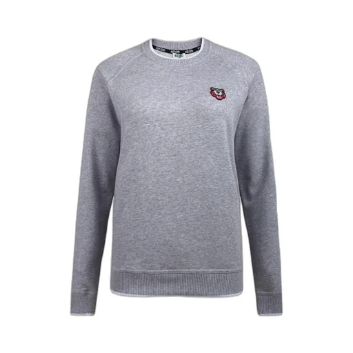 Tiger Head Embroidery Knitted Pullover