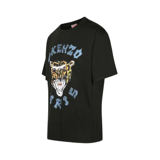Logo Tiger Printed Crewneck T-Shirt