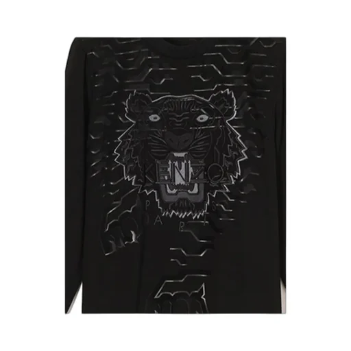 Tiger Head Embroidered Dress