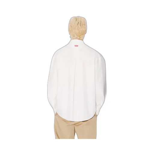 Logo Tiger Printed Buttoned Shirt