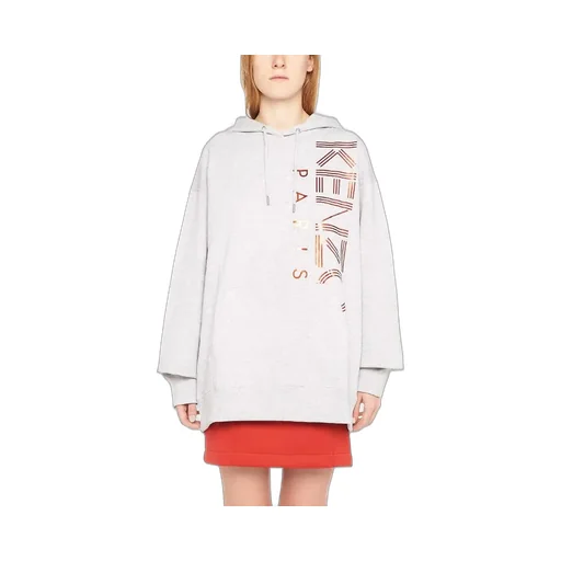 Letter Logo Printed Hooded Sweater