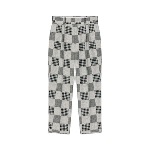 Patchwork Tailored Trousers