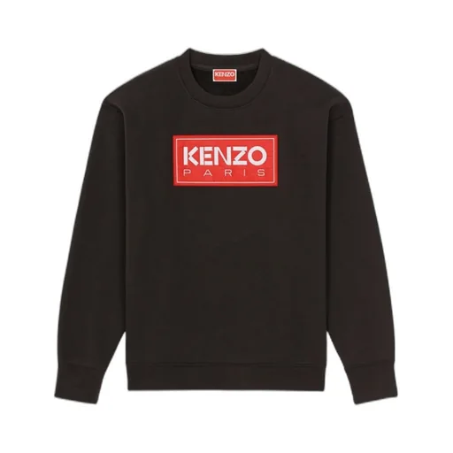 Logo Patch Drop-Shoulder Sweatshirt