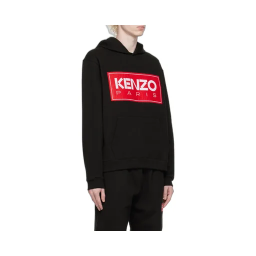 Paris Logo Patch Hoodie