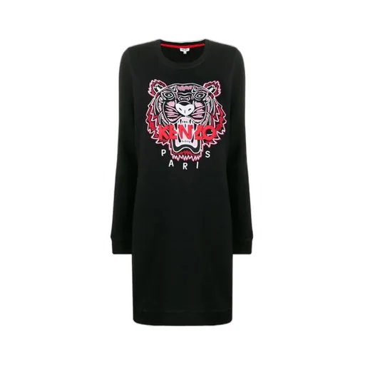 Logo Embroidered Mini Dress