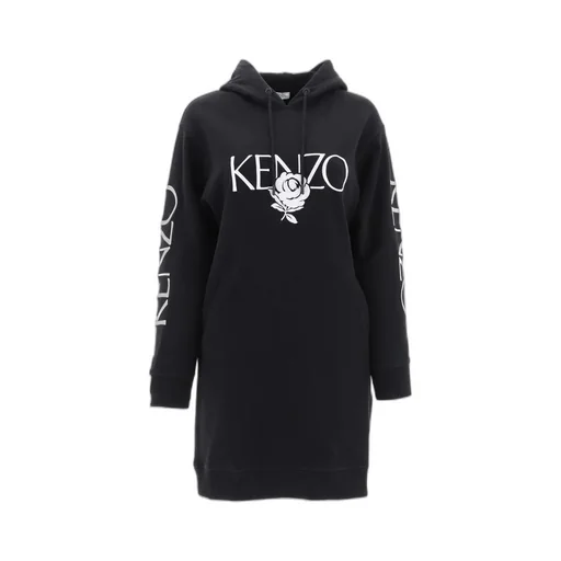 Logo Printed Sweater Dress