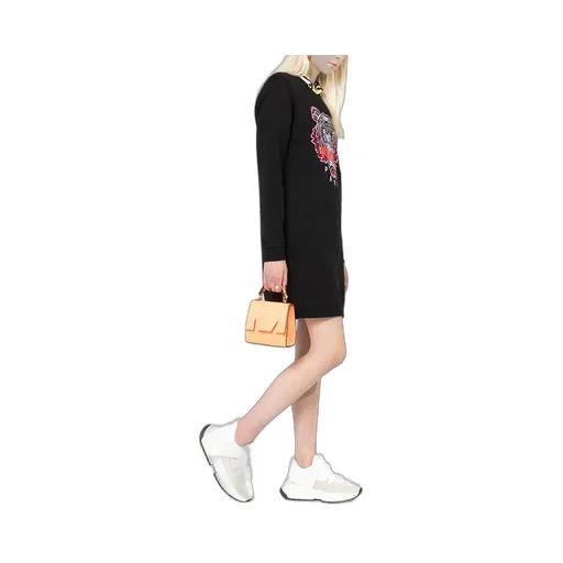 Logo Embroidered Mini Dress