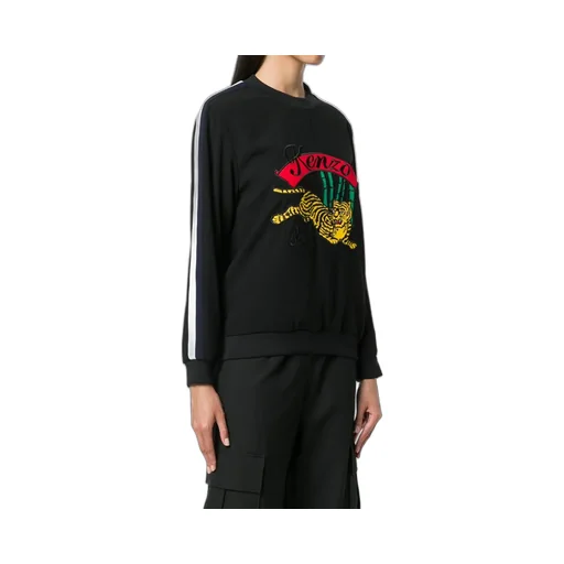 Tiger Embroidered Pullover