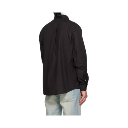 Boke Flower-Embroidered Long-Sleeved Shirt