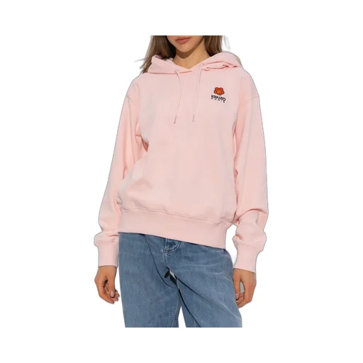 Boke Flower Motif Hoodie