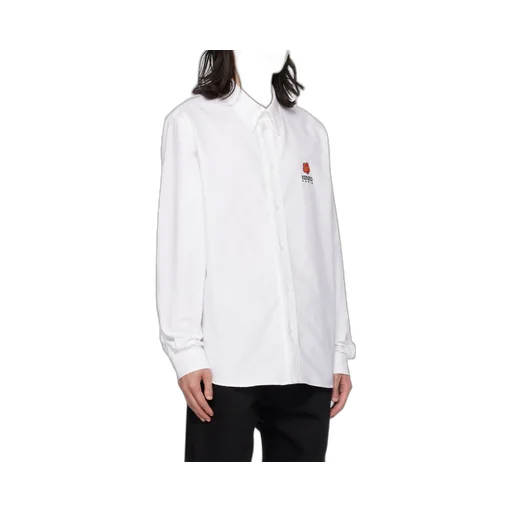 Boke Flower Logo Embroidered Buttoned Shirt
