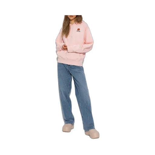 Boke Flower Motif Hoodie