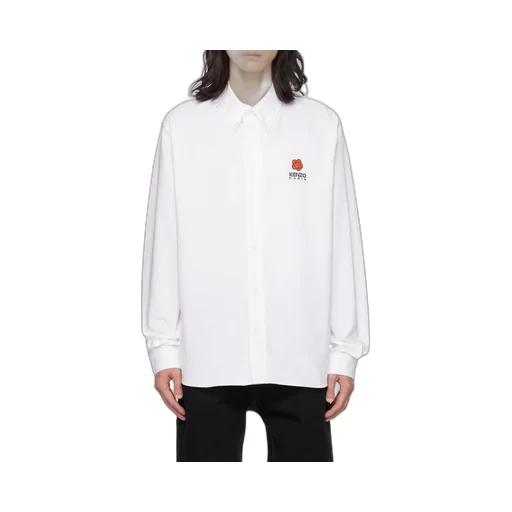 Boke Flower Logo Embroidered Buttoned Shirt