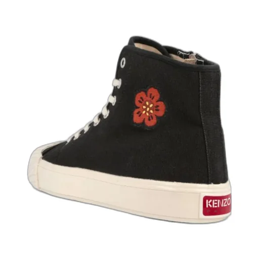 Boke Flower Embroidered High-Top Sneakers