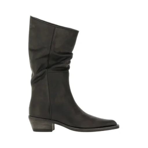 Chunky-Heeled Ankle Boots