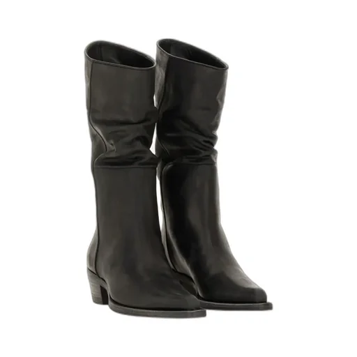 Chunky-Heeled Ankle Boots