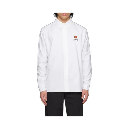 Boke Flower Logo Embroidered Buttoned Shirt