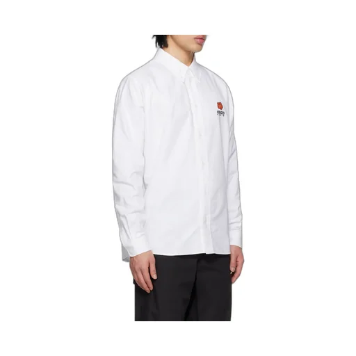 Boke Flower Logo Embroidered Buttoned Shirt