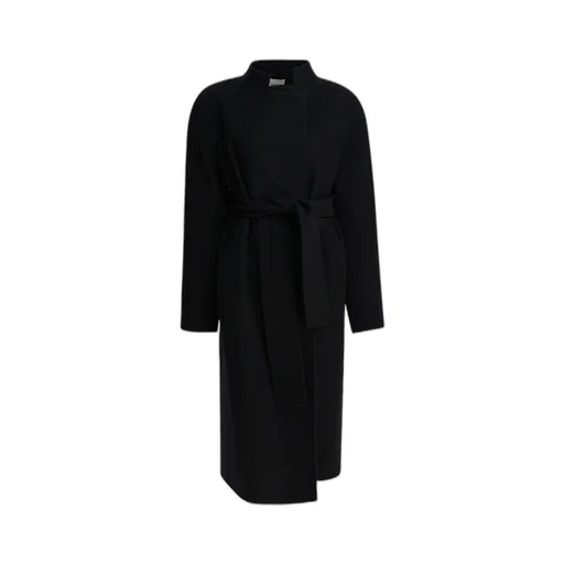 Single-Breasted Belted Coat