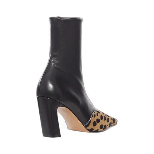 Nevada Leopard Printed Ankle Boots