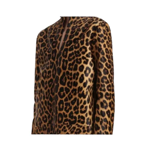 Leopard-Print Mini Dress