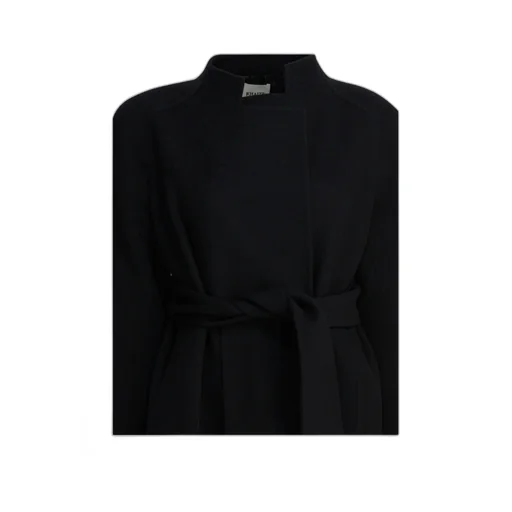 Single-Breasted Belted Coat