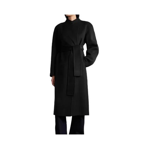 Single-Breasted Belted Coat