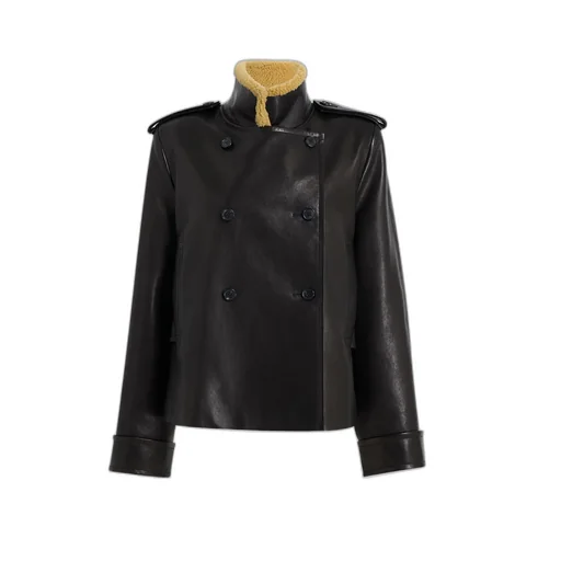 Dean Double-Breasted Leather Jacket