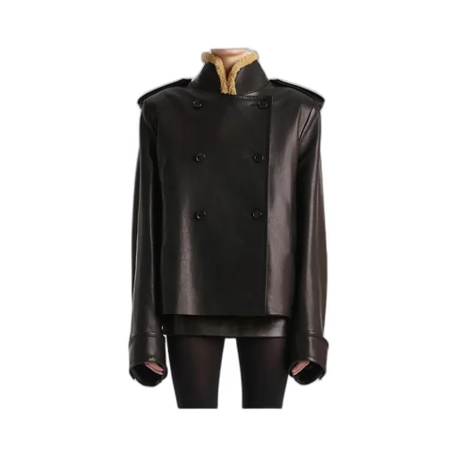 Dean Double-Breasted Leather Jacket