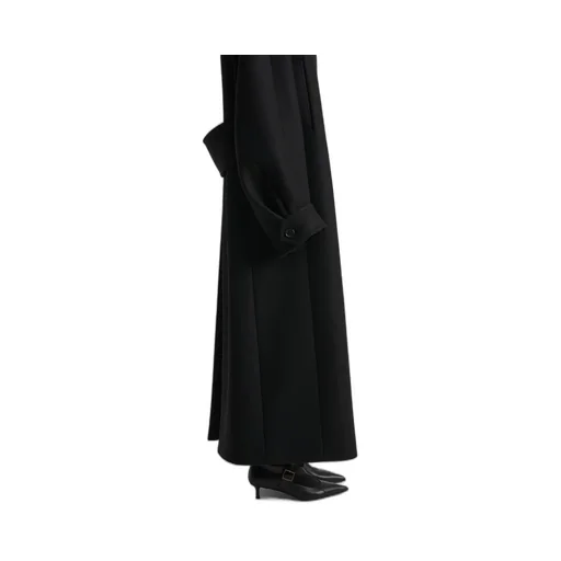 Double-Breasted Long Sleeved Coat