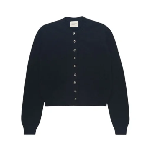 Long-Sleeved Knitted Cardigan