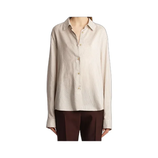 Stripe-Pattern Long-Sleeve Shirt