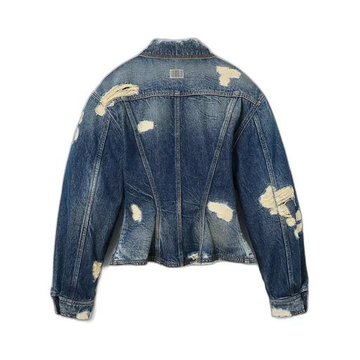 The Rip And Repair Fluted Denim Jacket