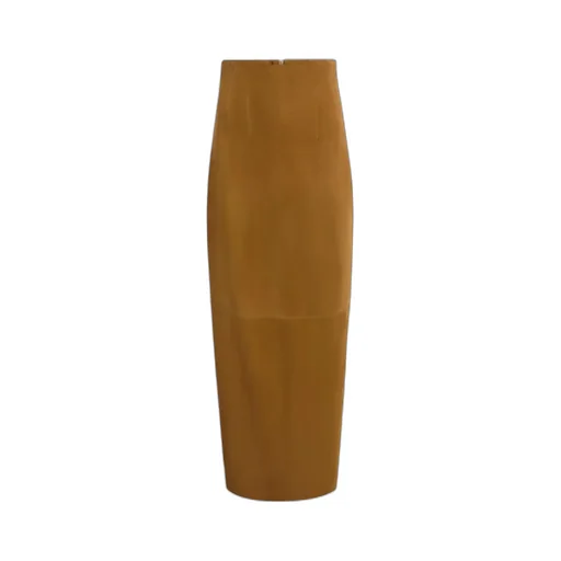 Suede Maxi Skirt