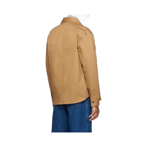 Logo Embroidered Buttoned Overshirt