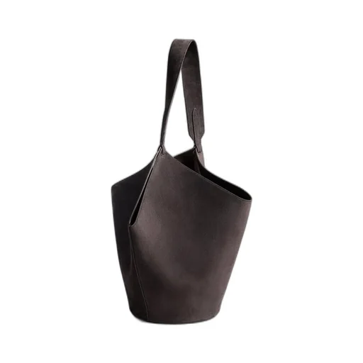 Hexagonal-Shaped Top Handle Tote Bag