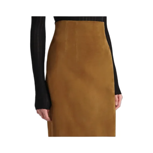 Suede Maxi Skirt