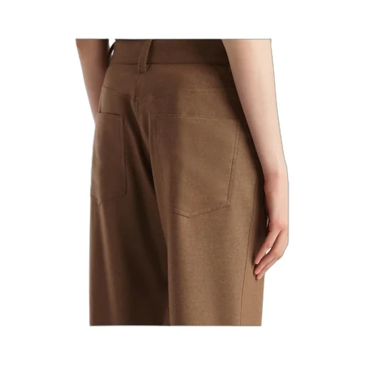 Straight-Leg Wool-Blend Trousers