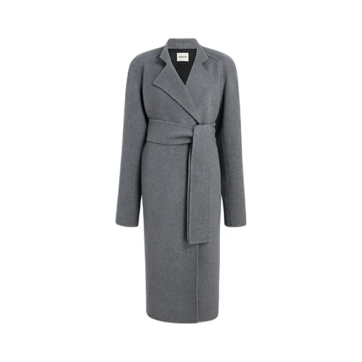 Belted Wool Single-Breasted Coat
