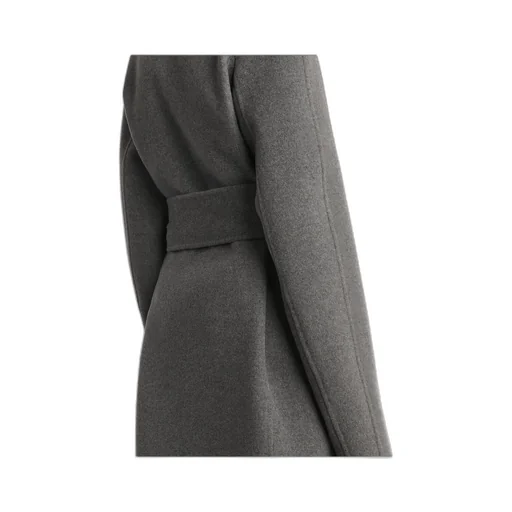 Belted Wool Single-Breasted Coat
