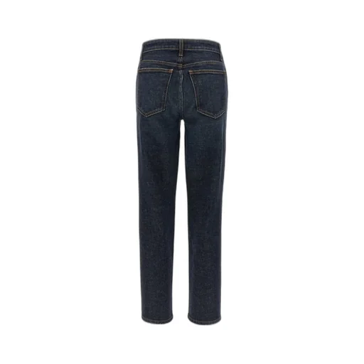 High-Waisted Slim Jeans
