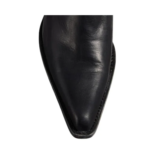 45Mm Leather Pointed-Toe Boots