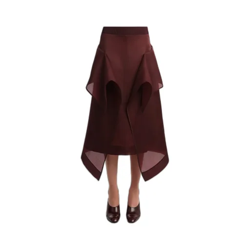 Nina Ruffled Midi Skirt