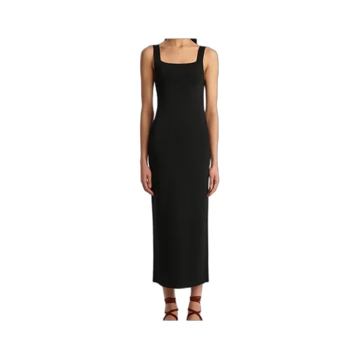 Dixi Square-Neck Midi Dress