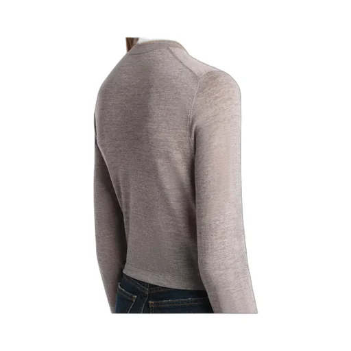 Button-Front Wool-Blend Cardigan