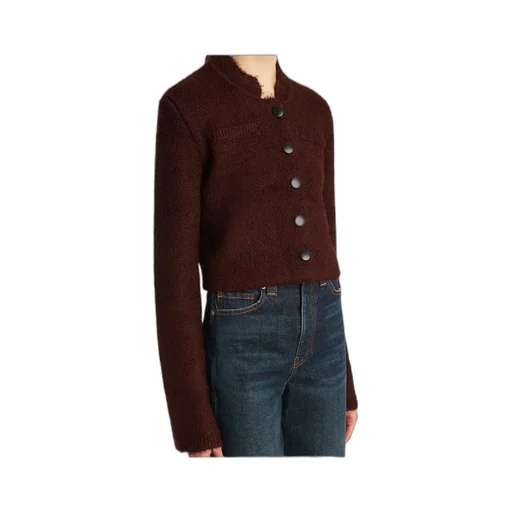 Ello Buttoned Cropped Jacket