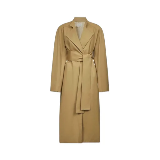 Long Sleeved Belted Coat